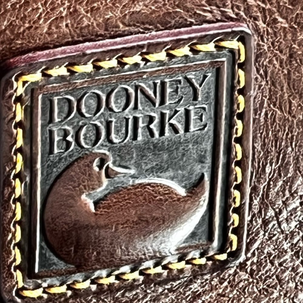 Dooney & Bourke florentina Italian Vacchetta leather handbag or crossbody - Picture 12 of 15